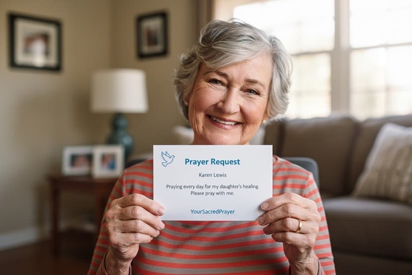 Prayer delivered to Lourdes Grotto